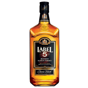 Label 5 Scotch Whisky 40% 1L- Bautura Clasica, 40%, 1 Litru