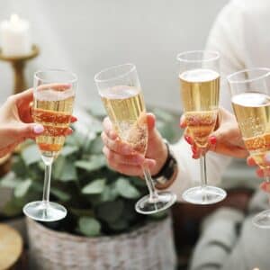 SERENA 1881 Prosecco Brut Vin Alb Spumant 0,75 L, pahar cu bule, livrare acasa